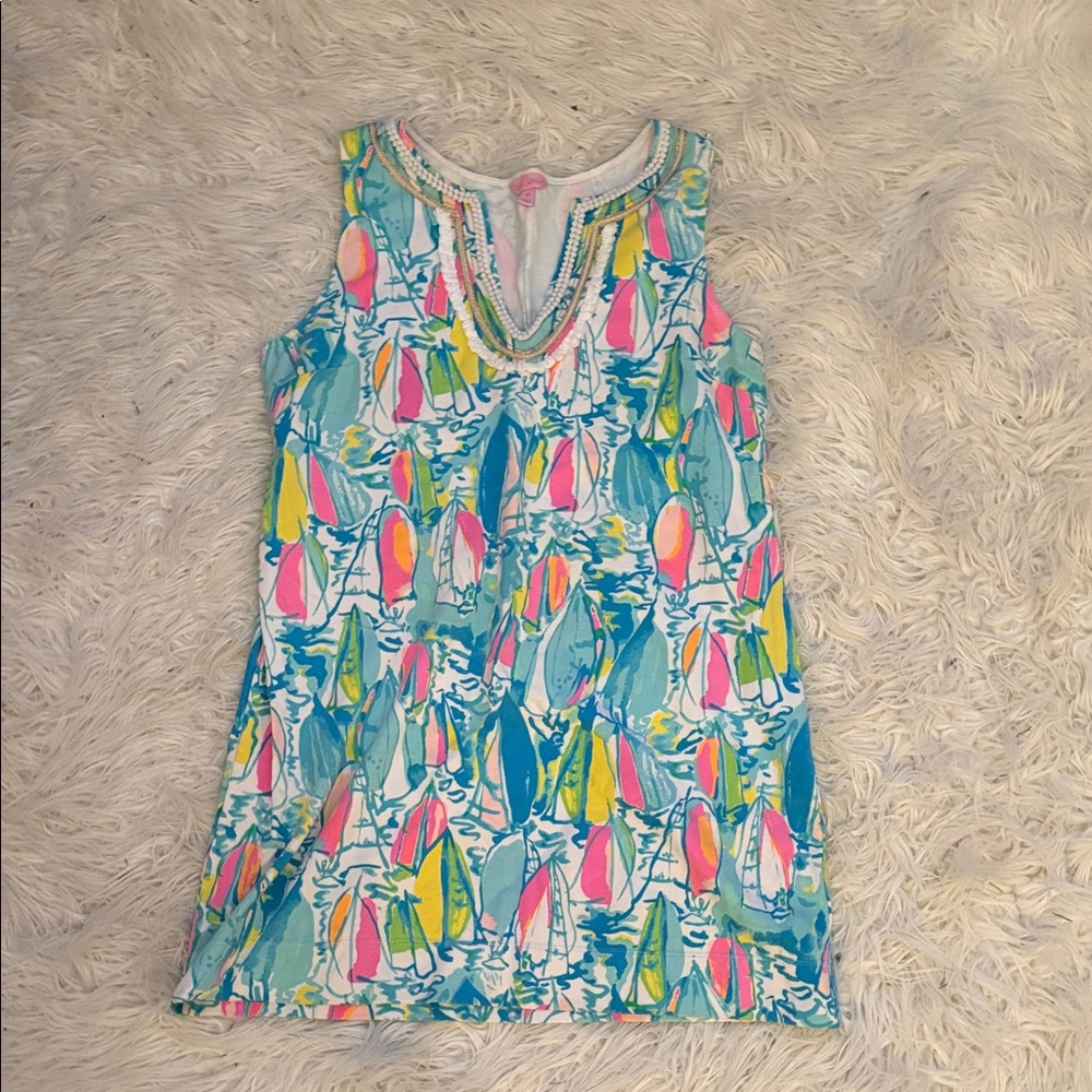 Lilly Pulitzer Colorful Sleeveless Mini Dress